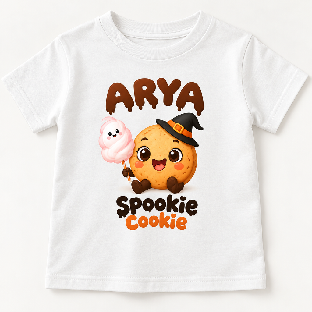 Customizable Spookie Cookie Graphic Tshirt