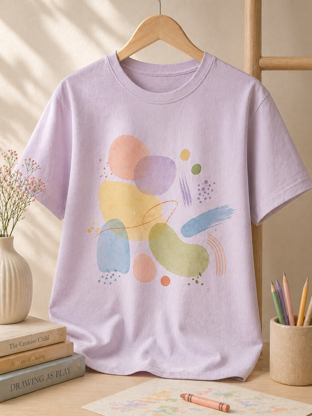 Colour Splash Abstract T-Shirt