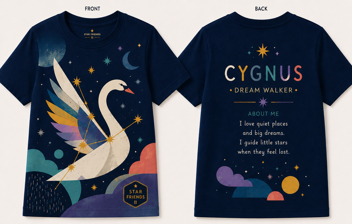 Cygnus - Star Friends Graphic Tee
