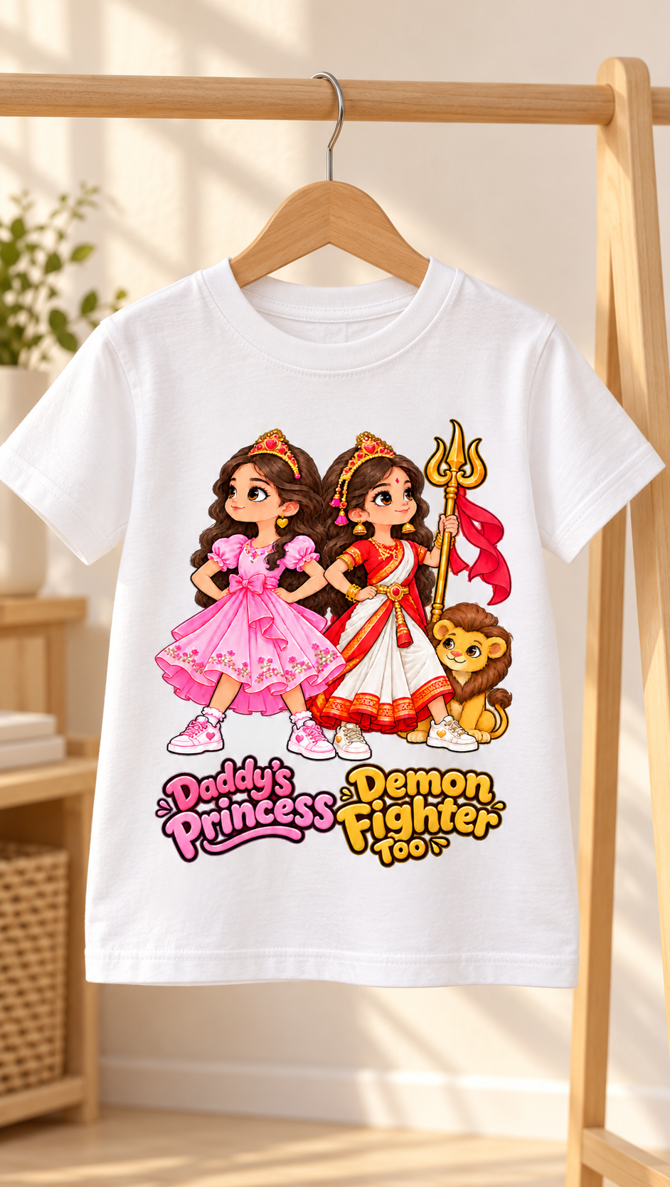 Princess and Demon Fighter Graphic Tee