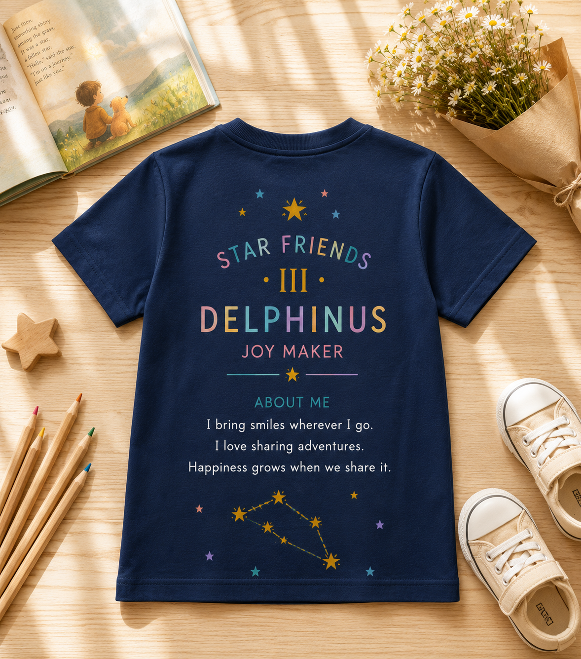 Delphinus - Star Friends Graphic Tee