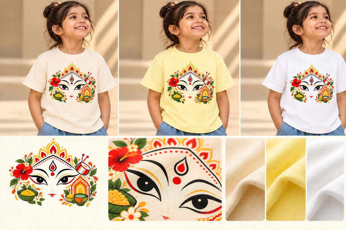 Pujo Mode On Graphic Tee