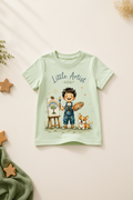 Little Artist-Boy with canvas