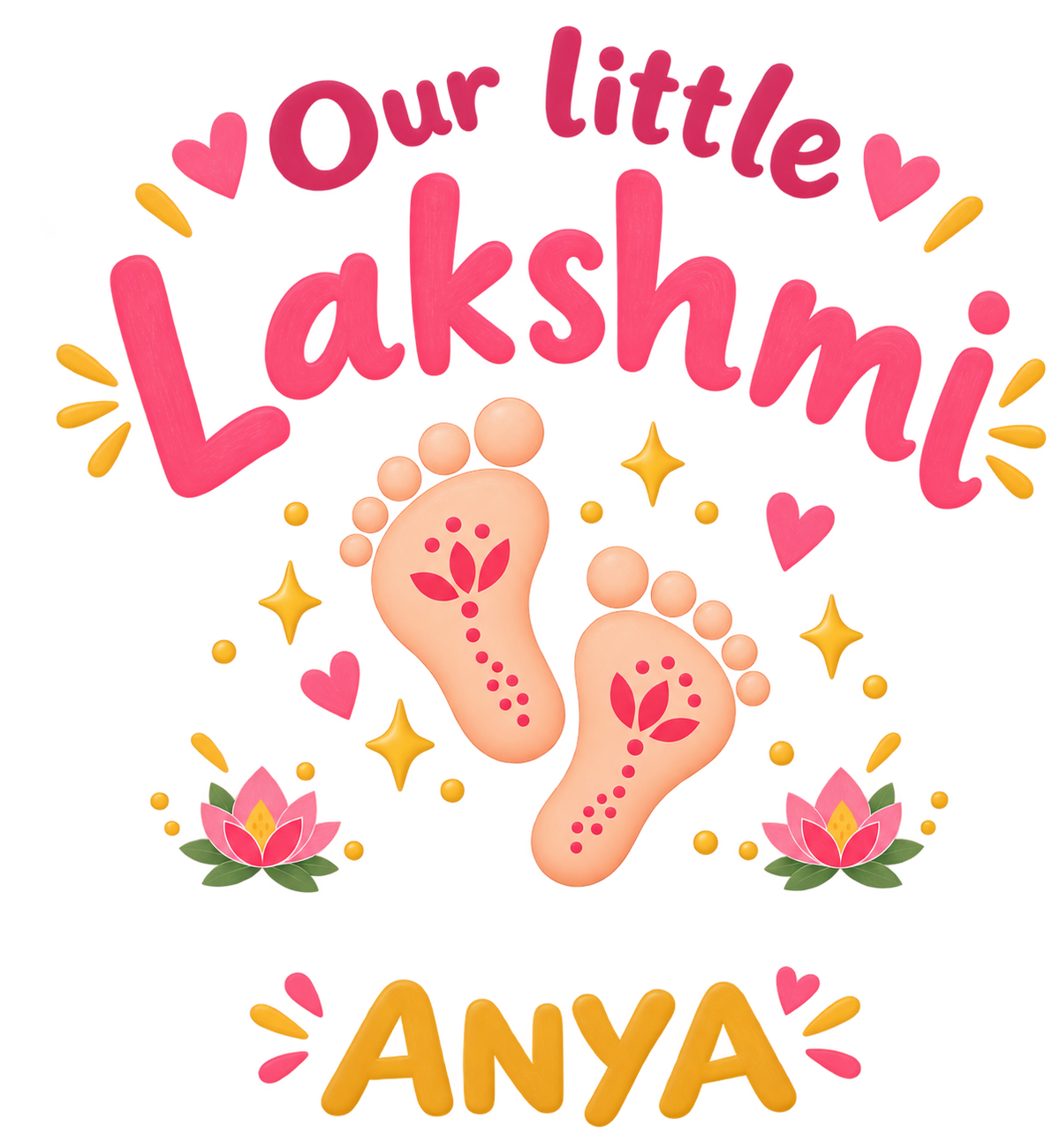 Our Little lakshmi Graphic Tee