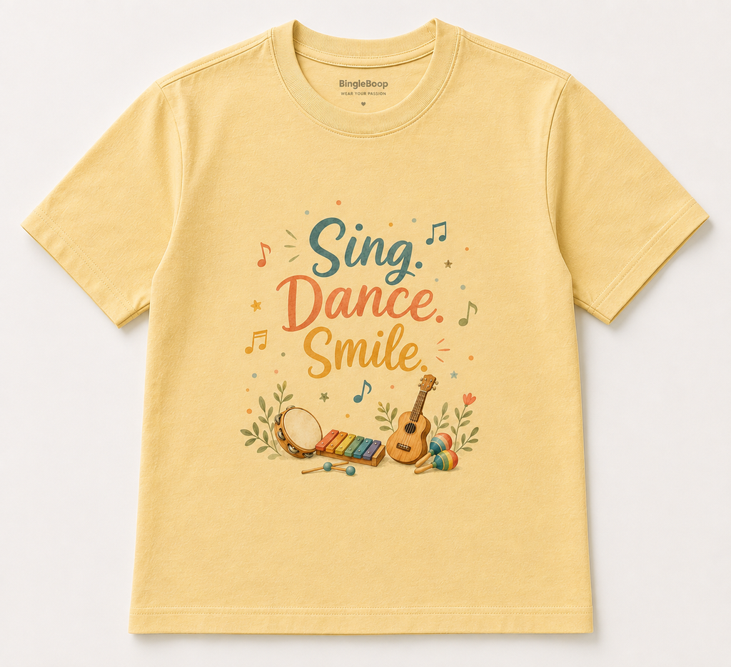 Sing Dance Smile Graphic Tee