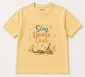 Sing Dance Smile Graphic Tee