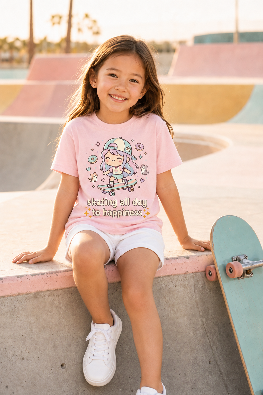 Skating for Happiness T-Shirt