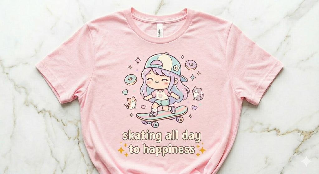 Skating for Happiness T-Shirt
