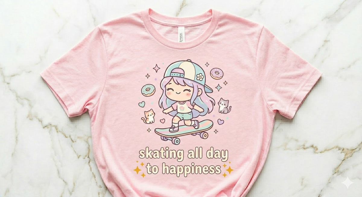 Skating for Happiness T-Shirt
