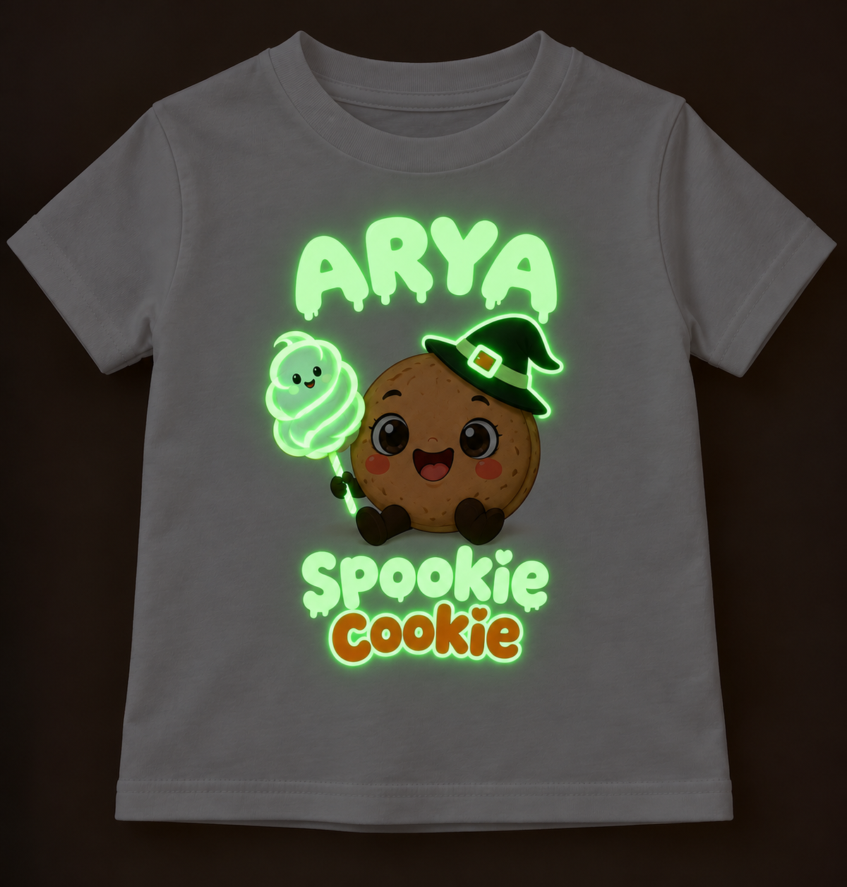 Customizable Spookie Cookie Graphic Tshirt