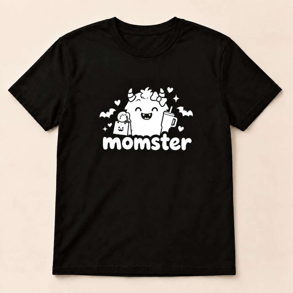 Momster Halloween Graphic Tshirt
