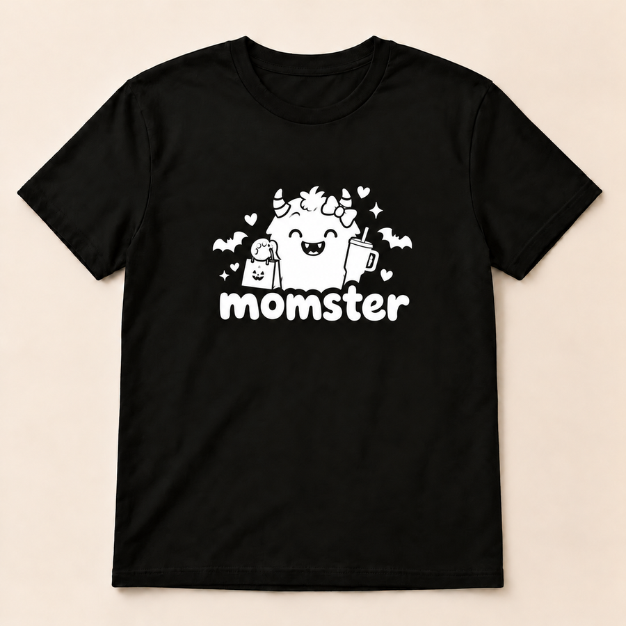 Momster Halloween Graphic Tshirt