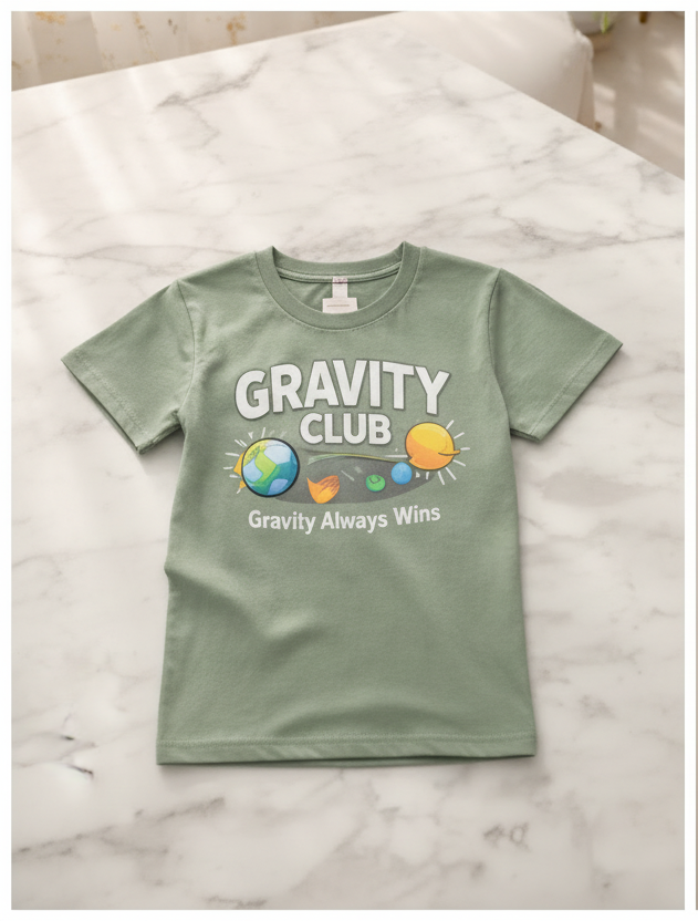 Gravity Club - Kids Graphic Tee