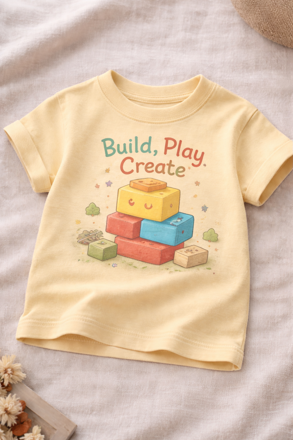 Build Play Create - Kids Graphic Tee