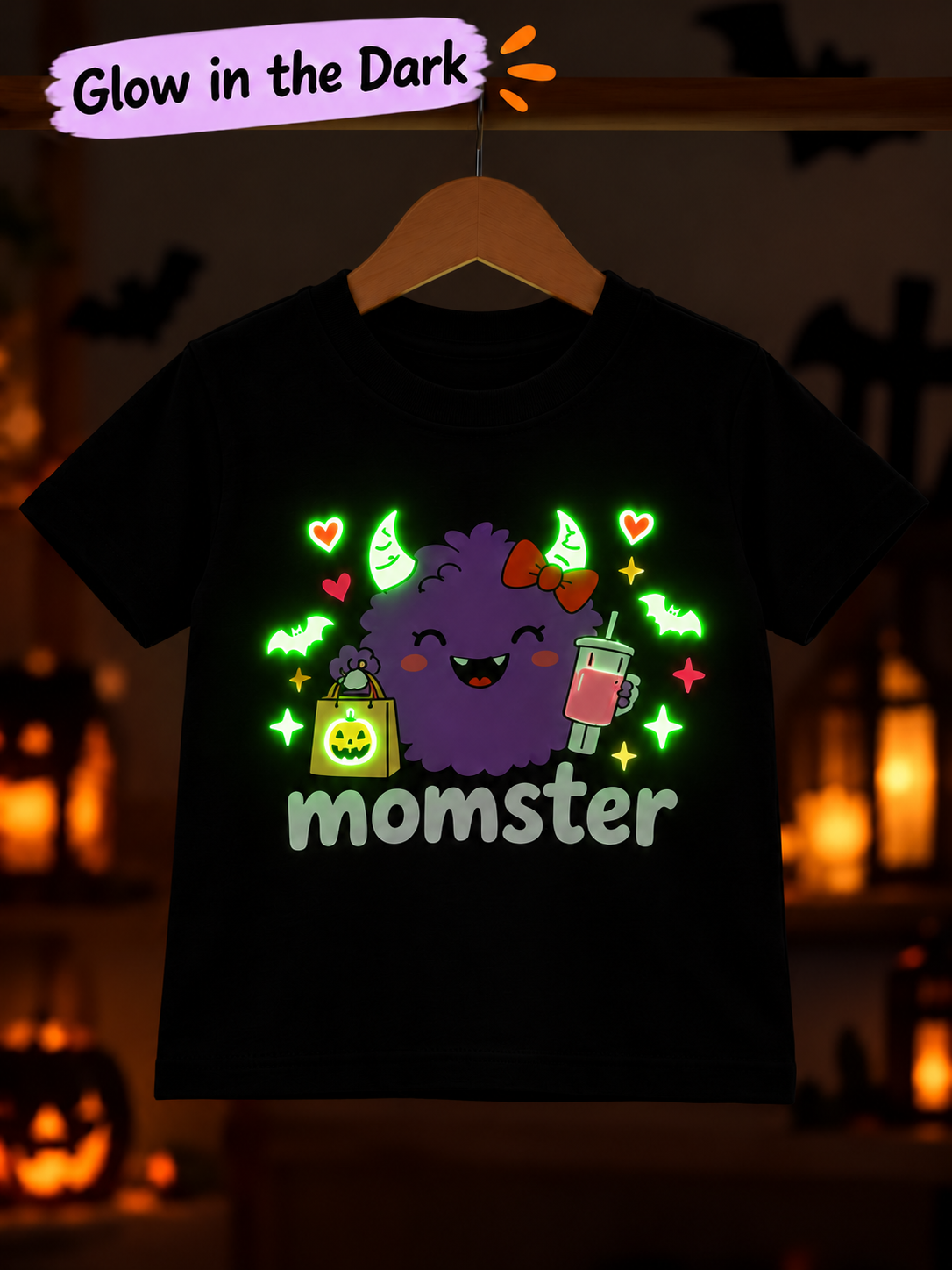 Momster Halloween Graphic Tshirt