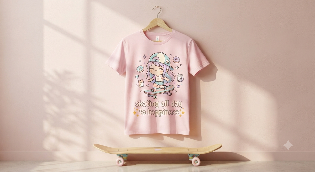Skating for Happiness T-Shirt