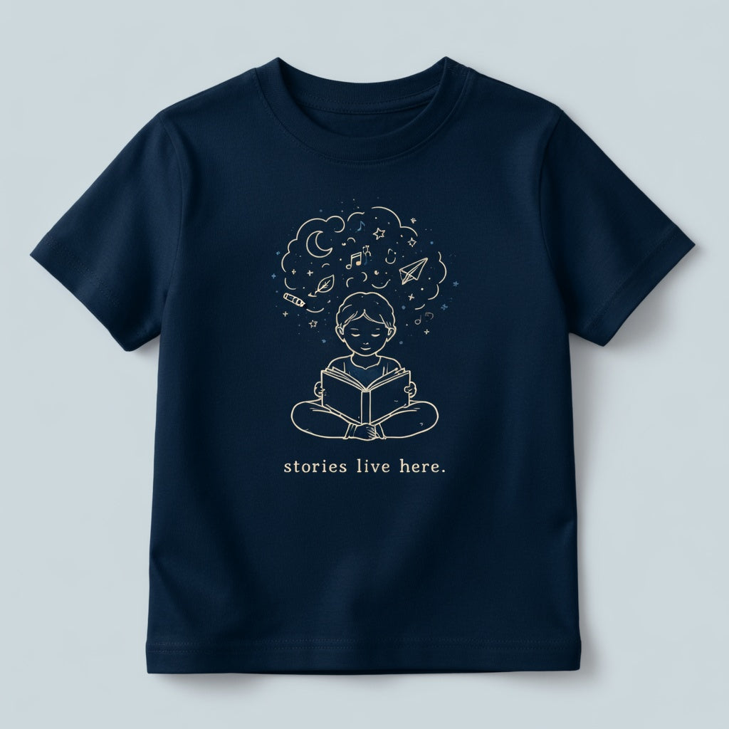 Stories live here- Graphic Tshirt