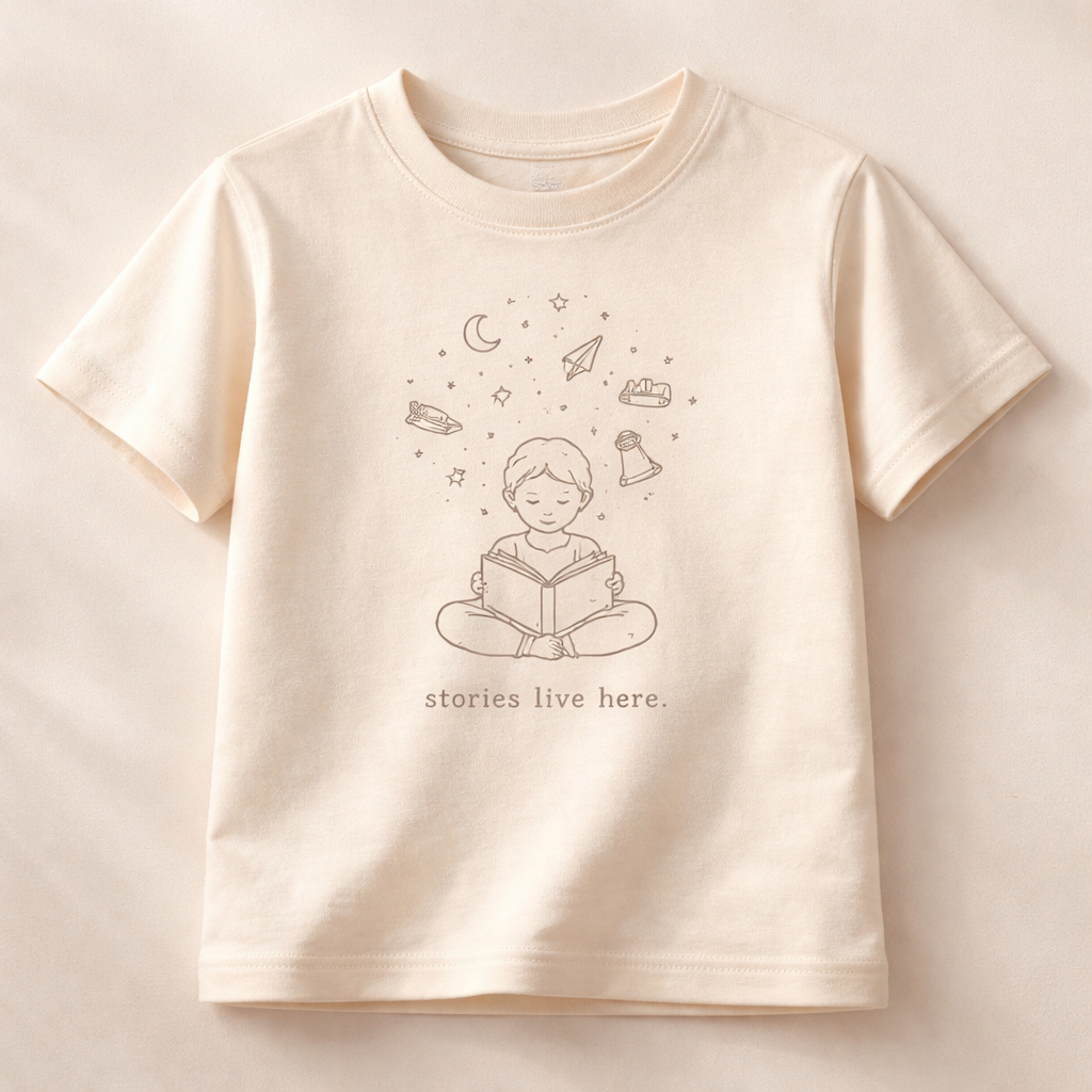 Stories live here- Graphic Tshirt
