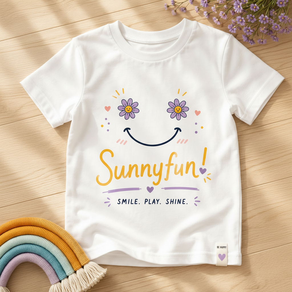 Smiley with flowers